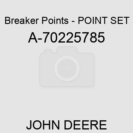 Breaker Points - POINT SET A-70225785