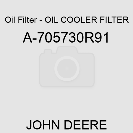 Oil Filter - OIL COOLER FILTER A-705730R91