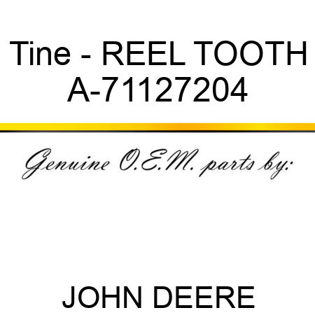Tine - REEL TOOTH A-71127204