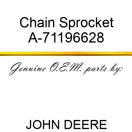Chain Sprocket A-71196628