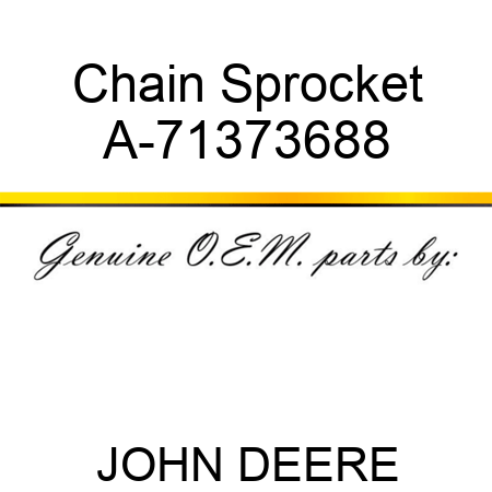 Chain Sprocket A-71373688