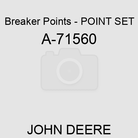 Breaker Points - POINT SET A-71560