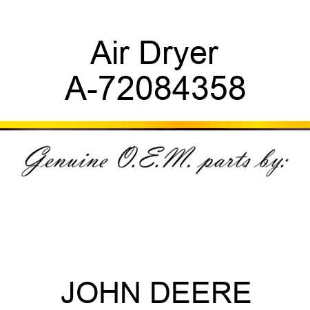 Air Dryer A-72084358