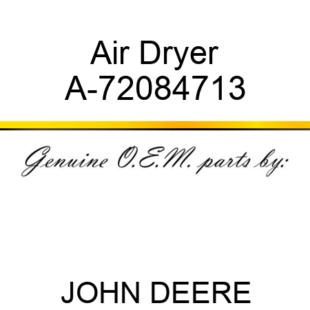 Air Dryer A-72084713