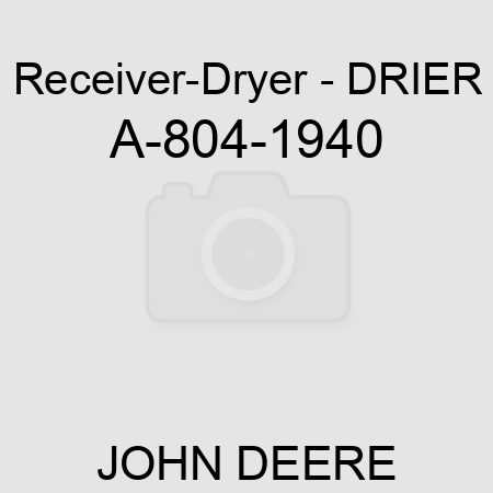 Receiver-Dryer - DRIER A-804-1940