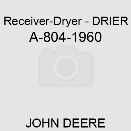 Receiver-Dryer - DRIER A-804-1960