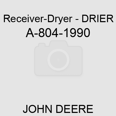 Receiver-Dryer - DRIER A-804-1990
