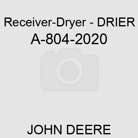 Receiver-Dryer - DRIER A-804-2020