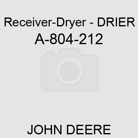 Receiver-Dryer - DRIER A-804-212