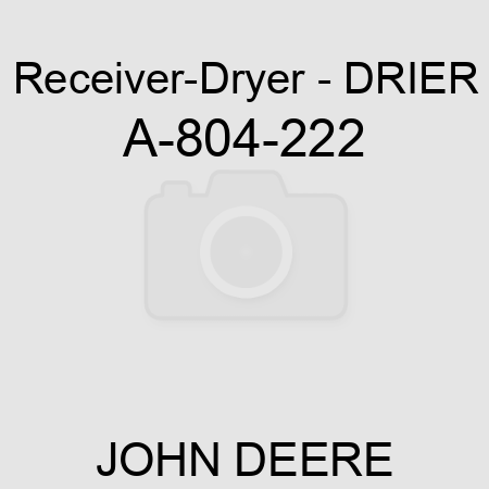 Receiver-Dryer - DRIER A-804-222