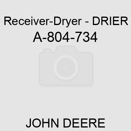 Receiver-Dryer - DRIER A-804-734