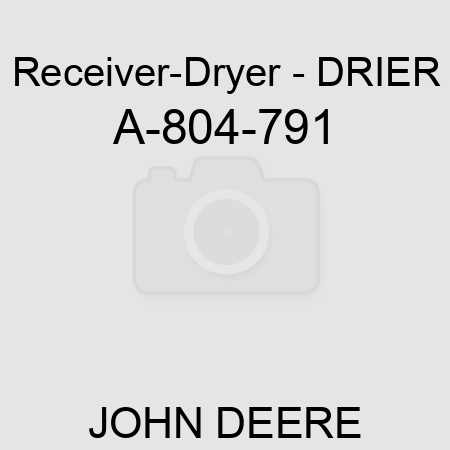 Receiver-Dryer - DRIER A-804-791