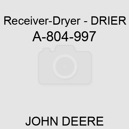Receiver-Dryer - DRIER A-804-997