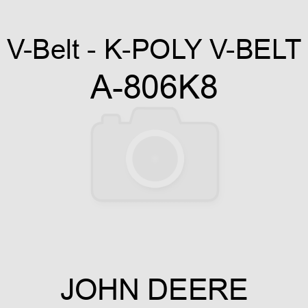 V-Belt - K-POLY V-BELT A-806K8