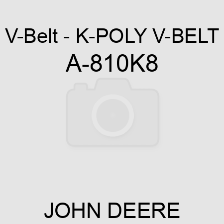 V-Belt - K-POLY V-BELT A-810K8