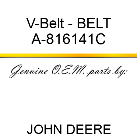 V-Belt - BELT A-816141C