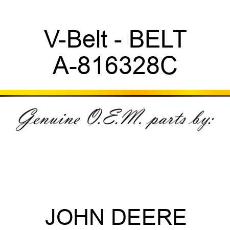 V-Belt - BELT A-816328C