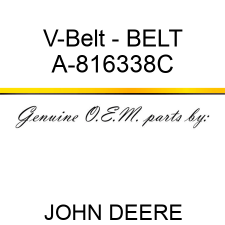 V-Belt - BELT A-816338C