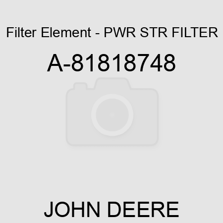 Filter Element - PWR STR FILTER A-81818748