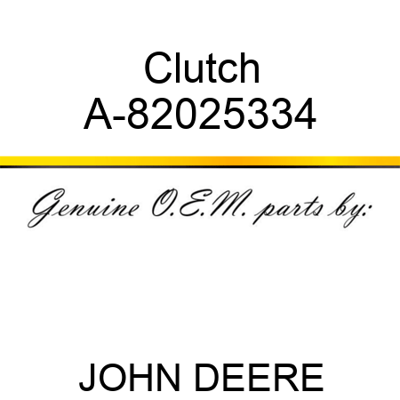 Clutch A-82025334