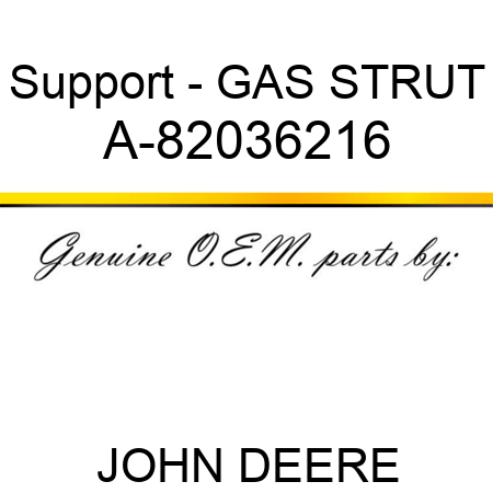 Support - GAS STRUT A-82036216