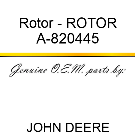 Rotor - ROTOR A-820445