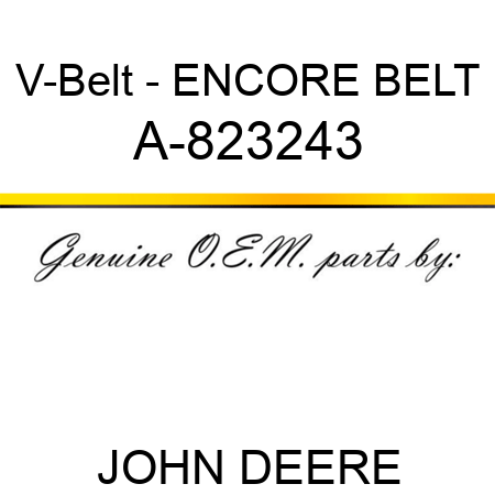 V-Belt - ENCORE BELT A-823243