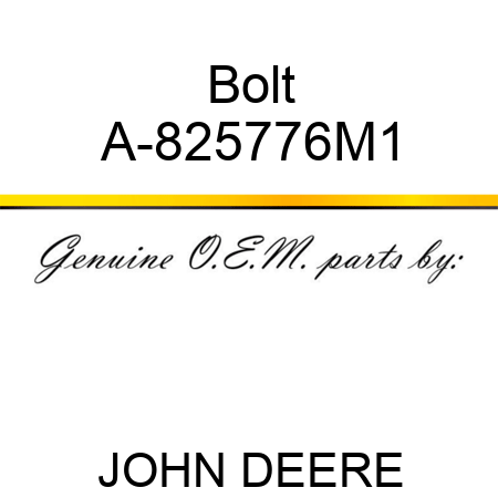 Bolt A-825776M1