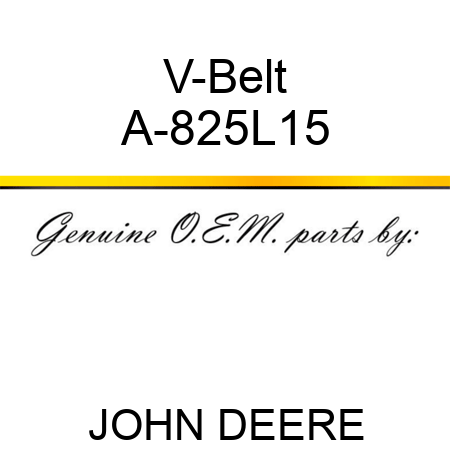 V-Belt A-825L15