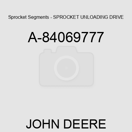 Sprocket Segments - SPROCKET, UNLOADING DRIVE A-84069777