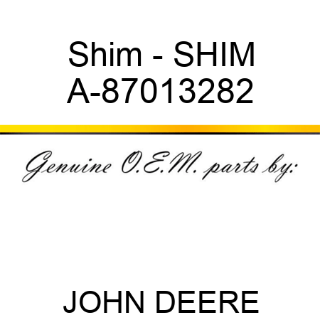 Shim - SHIM A-87013282