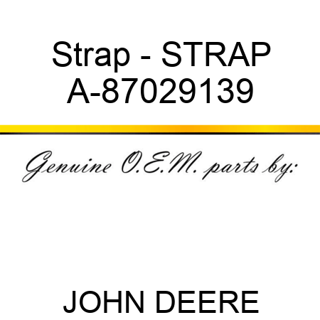Strap - STRAP A-87029139