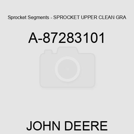 Sprocket Segments - SPROCKET, UPPER CLEAN GRA A-87283101