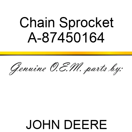 Chain Sprocket A-87450164