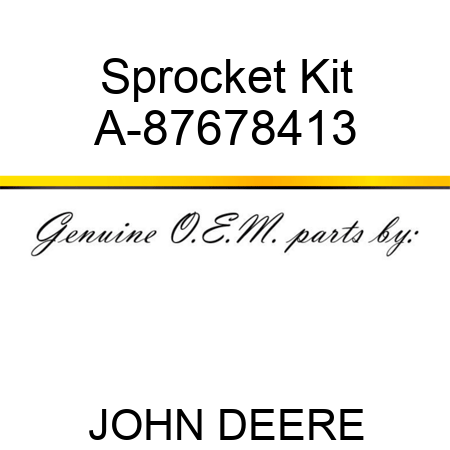 Sprocket Kit A-87678413