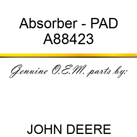 Absorber - PAD A88423