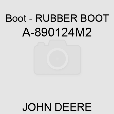 Boot - RUBBER BOOT A-890124M2