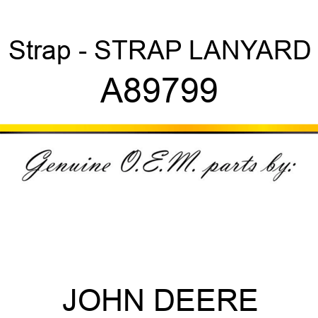 Strap - STRAP, LANYARD A89799