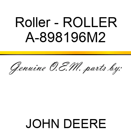 Roller - ROLLER A-898196M2