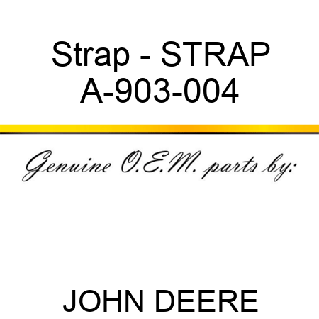 Strap - STRAP A-903-004