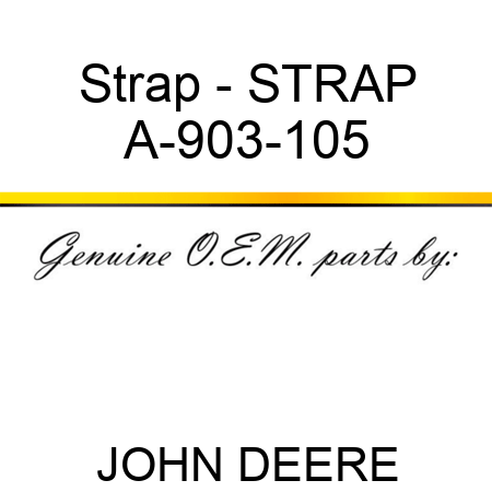 Strap - STRAP A-903-105