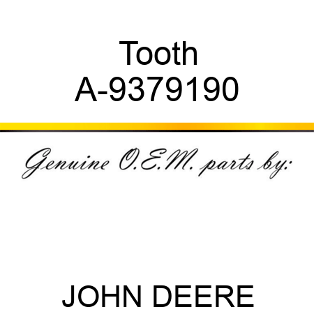 Tooth A-9379190