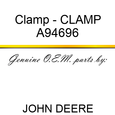 Clamp - CLAMP A94696