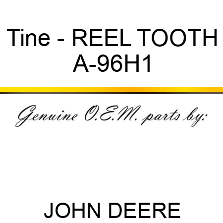 Tine - REEL TOOTH A-96H1