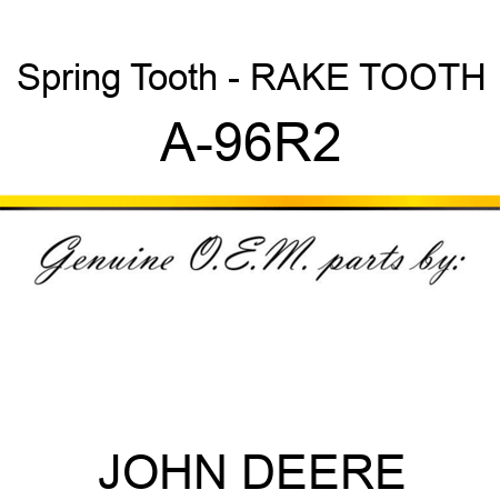 Spring Tooth - RAKE TOOTH A-96R2
