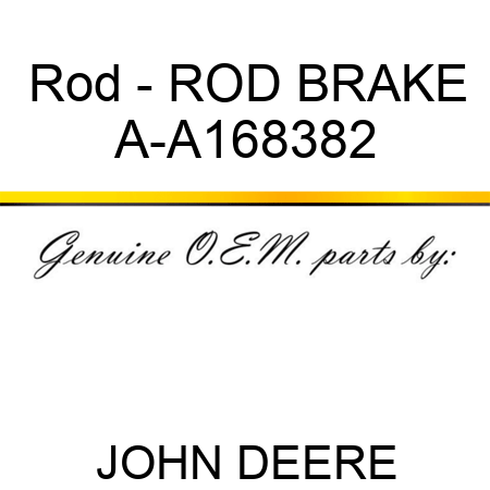 Rod - ROD, BRAKE A-A168382