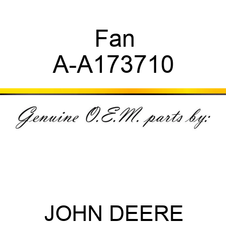 Fan A-A173710