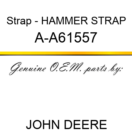 Strap - HAMMER STRAP A-A61557