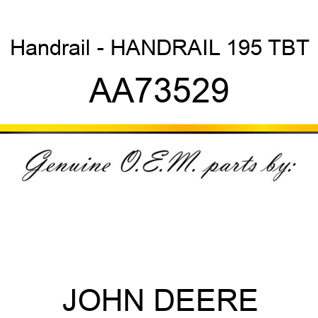 Handrail - HANDRAIL, 195 TBT AA73529
