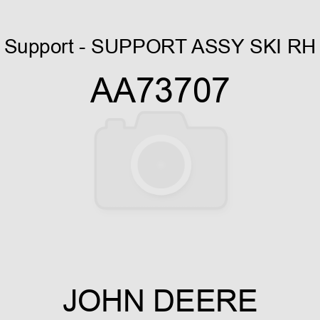 Support - SUPPORT ASSY, SKI, RH AA73707